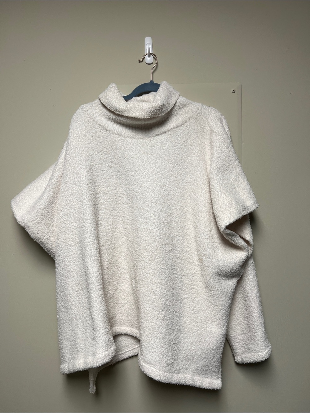 World market soft teddy poncho